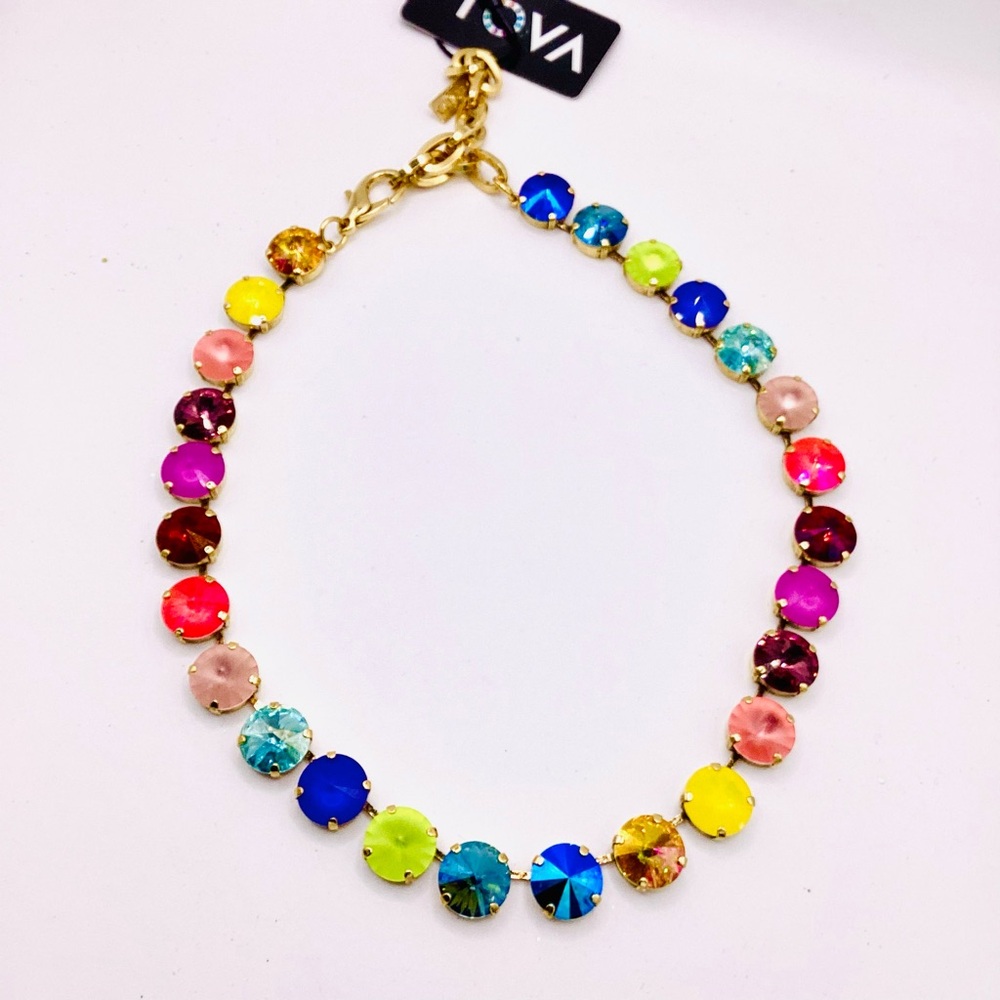 NWT TOVA SOFIA NECKLACE IN CANDY CRUSH - Picture 2 of 12
